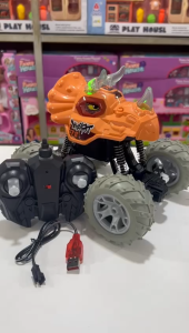 Mainan Mobil Dinosaurus Besar Offroad Remote Control Baterai Cas