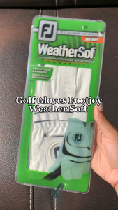 Sarung Tangan Golf/ Golf Gloves FootJoy Weather Soft (Leather/Kulit)