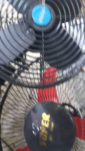 Quạt xe tải Quạt lồng sắt 23cm 12v 24v hàng loại đẹpbền chắc chắn