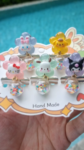 ตัวหนีบเข็มขัดนักเรียน🎀[สินค้าพร้อมส่ง!!]  ตัวหนีบเข็มขัด ที่หนีบเข็มขัดนักเรียน ซานริโอ้ น่ารัก (belt clip)