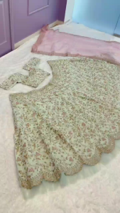 [PRE-ORDER] SEMISTITCHED LEHANGA CHOLI {ETA:2025-12-31}