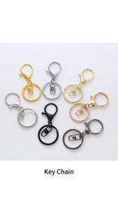 10Pcs lobster key hook key ring jewelry making looking for DIY key chain accessories