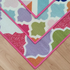 Tren-D-rugs Karpet anak anak rainbow kids kidz permadani bulu alas lantai kamar tidur ruang tamu halus anti slip murah 150 x 200 cm - NMs
