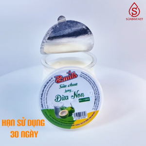 Sữa Chua Dừa Non Ba Vì Zmilk Thùng 6 Hũ/12 Hũ