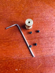 Trục đồng nối motor có kèm ốc và lục lăng khớp nối đồng 2MM - 2MM mới 100% chất lượng cao - HM0384