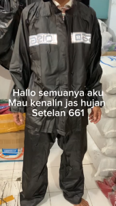 JAS HUJAN AXIO KARET/ FULL RUBBER type ax661 (NEW) Stelan Celana Kualitas Bagus