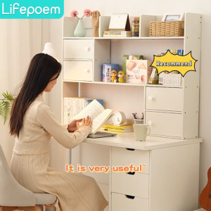 Book Rack Multi-layer Book Shelf Desk Organizer Tabletop Organiser Storage Rack Desktop Rack Rak BukuMultifunctional Office Table Storage Shelf