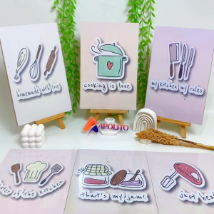 HIASAN DINDING DAPUR KITCHEN LUCU (20X30CM) WALL DECOR PAJANGAN DINDING POSTER KAYU DAPUR KITCHEN