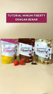 Sarwendah Juice Bundle 3 Box Fiberty Sarwendah Rasa Cokelat / Yoghurt Untuk Melancarkan Pencernaan