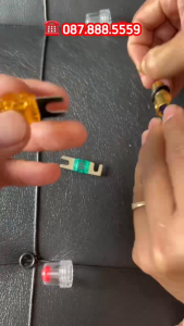 Cầu Chì Tổng Bắt Vít Ngang Cầu chì móc cho ô tô độ loa sub xe hơi Cầu chì AFS Mạ Niken cao cấp