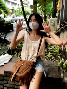 wa🌼 เสื้อกล้าม แขนกุด ผ้าฝ้าย ปักลาย ทรงหลวม ฉลุลาย แฟชั่นฤดูร้อน สําหรับผู้หญิง