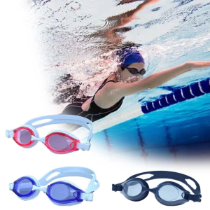 Anti Kabut Anti-UV Competition Mirrorless Kacamata Renang Kacamata Renang Profesional