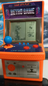 NICHATOY เกมเตตริส Tetris เตอร์ติส เกมจำลองเตติส กดมีเสียง เปิด-ปิดเสียง เกมพกพา คละสี JM001358