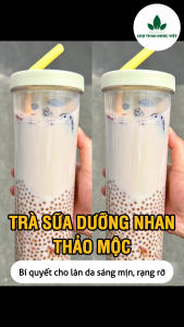 Trà sữa dưỡng nhan đường nâu thảo mộc set mix đầy đủ nguyên liệu - Chợ Thảo Dược Việt