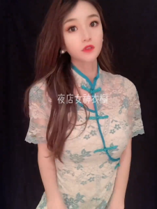 Chinese vintage dress cheongsam modified suit dress+ shorts lace print Size：S—XXL