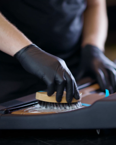 GYEON Q2M Leather Brush | Car Leather Cleaner Tool
