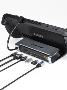 Lemorele JSAUX Steam Deck Dock Rog Ally Docking Station Stand Nintendo Switch Dock Hdmi 4K 100W Fast Charge