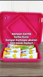 PAKET Nampan Segi GR 27 Nampan Plastik Tempat Saji Makanan Minuman Genki Market