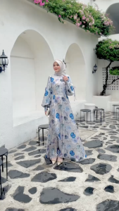 Baju gamis wanita muslim Haifa Dress