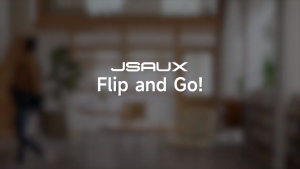 JSAUX FlipGo Pro Portable Dual Monitor 13.5" 2.2K / 16" inch 2.5K Hidpi Display CompatibilityDisplayLinkBuilt-in HUB