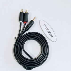 Cáp 3.5 ly ra 2 AV (Cáp loa 1 ra 2) / Cáp dài 1.5m