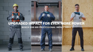 BOSCH GSB 600 Impact Drill Percussion Drill With Mini X-Line + Hand Screwdriver ( 0 601 1A0 3L0 | 2 607 017 654 )