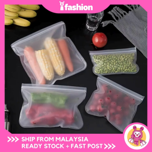 iFASHION 1921 READY STOCK Food Preservation Bag Refrigerator Food Storage Bag Fruit And Vegetable Food Sealing Bag