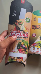 Kemasan Kebab Jumbo Isi 100 Pcs Dengan Tarikan Ukuran 24x9 cm
