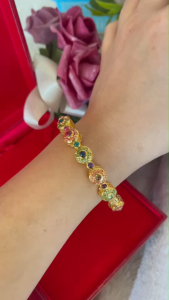 💥กำไลพลอยแท้เม็ดมะยม  กำไลเสริมมงคลชีวิต อัญมณีเครื่องประดับของแท้สินค้ามีใบรับประกันดูแลตลอดการใช้งาน BIG SALE