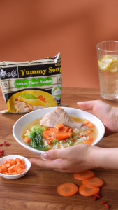 [HALAL] BaiXiang Instant Noodles Chicken Soup Flavor Ramen 【Yummy Soup Series】5x96g New Date