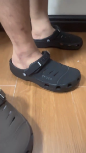 Crocs Mens Yoken Half Drag Sandals OEM