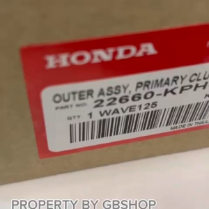 New Honda Wave 125/XRM 125/RS 125 Genuine Primary Clutch Assembly Set 22660-KPH-901 - High-Quality Motorcycle Transmission Component