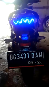 X-Case Lampu Stoplamp Vario 125 150 New Text Otomatis Plus Magnet Model Coloseum New Stop Belakang
