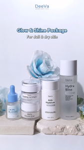 DeeVa Derma Soft Skin - Paket Glow and Shine (untuk kulit kering kusam dark spots)