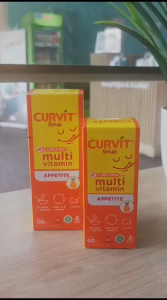 CURVIT SYR 60 ML/PENAMBAH NAFSU MAKAN/VITAMIN ANAK/VITAMIN MASA PERTUMBUHAN ANAK