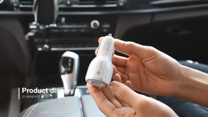Tẩu sạc ô tô siêu nhanh 2 cổng 30w pd qc3.0 5a chống cháy nổ có led quick charge 3.0 xe hơi Tẩu sạc nhanh QC 3.0 2 Cổng