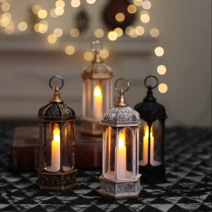 Lentera Lilin LED Kubah & Souvenir Murah Idul Fitri Lebaran Grosir Ornamen