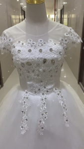 GAUN WEDDING / DRESS PENGANTIN SIMPLE ELEGANT / DRESS PERNIKAHAN GAUN BALLGOWN