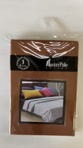 Brown Single Plain Bedsheets 2 in 1 Pack Cadar Asrama Cotton Bujang Cadar Fitted Sarung Bantal