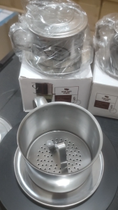 One Two Cups Vietnam Drip Coffee Filter Pot Saringan Kopi - LC1