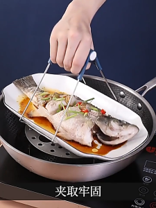 ที่หนีบจานร้อน ที่หนีบภาชนะร้อน คลิปจาน คลิปหนีบป้องกันการลวก คลิปหนีบชาม ทนต่ออุณหภูมิสูงและกันลื่น