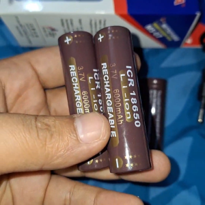 BATERAI CHARGER BATRE CAS ULANG Lithium 18650 3.7v 6000mAh Harga 4pcs