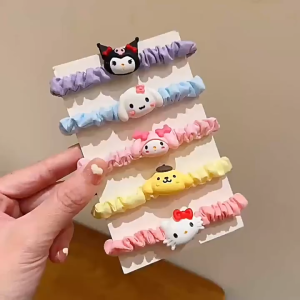 Ikat Rambut Elastis Sanrio Karet Rambut Anak Kunciran Rambut Korea Style