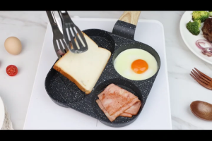GIPP 3 in 1Non Stick Fry Pan Omelette egg Pan Makeing Breakfast Egg Tamagoyaki Pan 20cm Less Oil Less Smoke Effortless Cleaning Suitable For Induction Cooker And Gas Stove