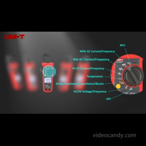 UNI-T UT202+ Upgrade 400A Temperature -40 ~ 1000°C Digital Clamp Meter  ~ Ready Stock ~