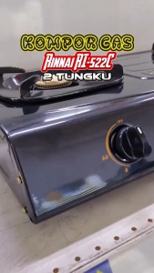 KOMPOR GAS RINNAI RI-522C 700 (P) x 378 (L) x 149 (T)KOMPOR GAS RINNAI RI-522C