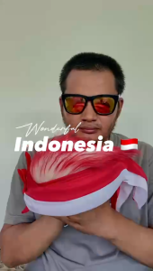 Topi Udeng Blangkon Rambut Edisi Kemerdekaan Indonesia