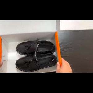 Mens Loafer Shoes Korean Fashion Business Leather Shoes Heightened Thick Sole Formal Leather Shoes