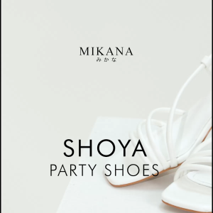 Mikana Party Shoes Shoya Heels Sandals for Women with thin block heels 2.3 inches wedding prom gift