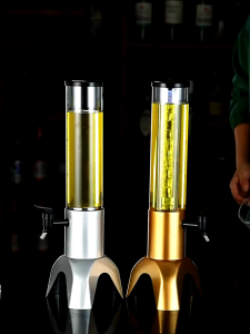 MODOFO 3.0L/1.5L Beer Tower Dispenser With LED Light/Tower Beer High Quality For Bar/Restaurant/Hotel/Party